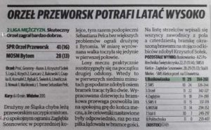 orzeł przeworsk mosm bytom