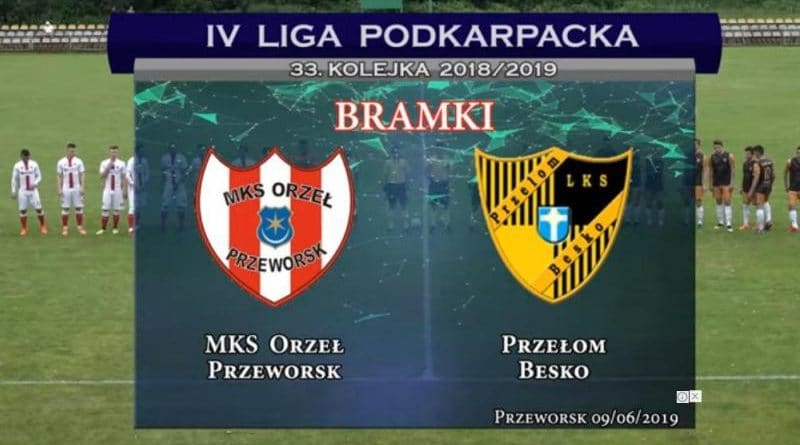 Bramki z meczu: ORZEŁ Przeworsk - PRZEŁOM Besko 3-0(2-0)